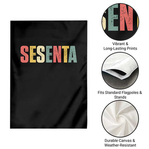 60th Birthday Sesenta Garden Flag Spanish Mexican 60 Years Old Bday TS11 Print Your Wear