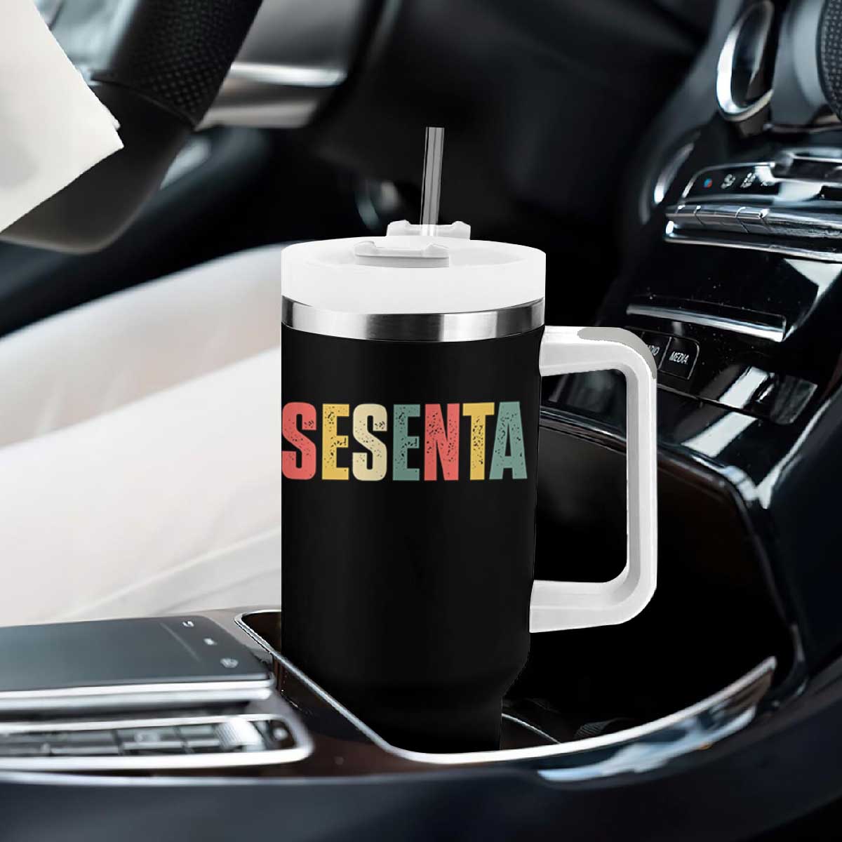 60th Birthday Sesenta Tumbler With Handle Spanish Mexican 60 Years Old Bday TS11 Print Your Wear