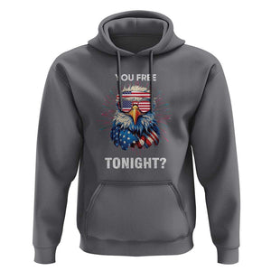 Funny 4th Of July Hoodie You Free Tonight Independence Day Eagle American USA TS11 Charcoal Print Your Wear