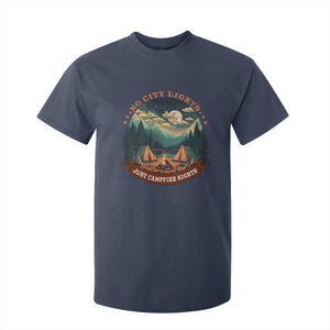 Funny No City Lights Just Campfire Nights T Shirt For Kid Camping Lover
