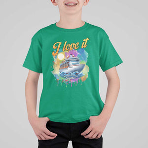 Cruise Squad T Shirt For Kid I Love It When We're Cruisin Together Family Matching TS11 Irish Green Print Your Wear