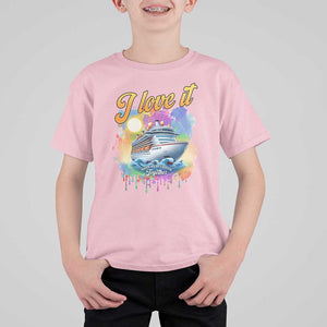 Cruise Squad T Shirt For Kid I Love It When We're Cruisin Together Family Matching TS11 Light Pink Print Your Wear