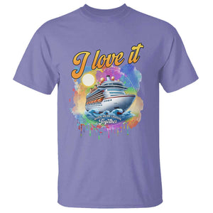 Cruise Squad T Shirt I Love It When We're Cruisin Together Family Matching TS11 Violet Print Your Wear