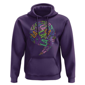 Funny Kamala Hoodie Retro Comma La Punctuation For President TS11 Purple Print Your Wear