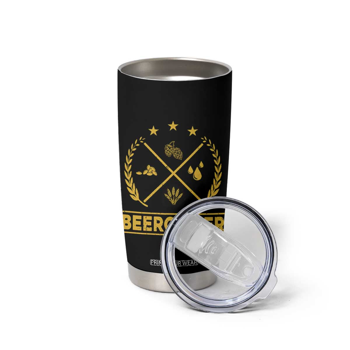 Funny Beergineer Tumbler Cup Homebrew Craft Beer Drinking Lover TS11 Print Your Wear