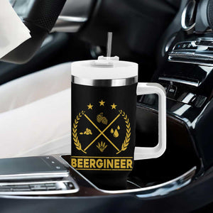 Funny Beergineer Tumbler With Handle Homebrew Craft Beer Drinking Lover TS11 Print Your Wear