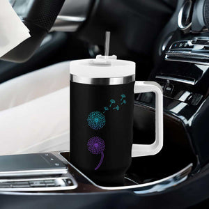 Semicolon Suicide Prevention Awareness Dandelion Graphic Tumbler With Handle TS11 Print Your Wear