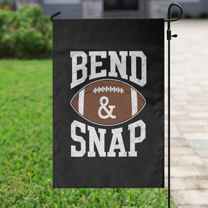 Funny Football Bend And Snap Garden Flag Game Day Touchdown Season
