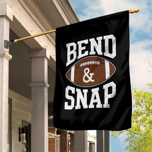 Funny Football Bend And Snap Garden Flag Game Day Touchdown Season