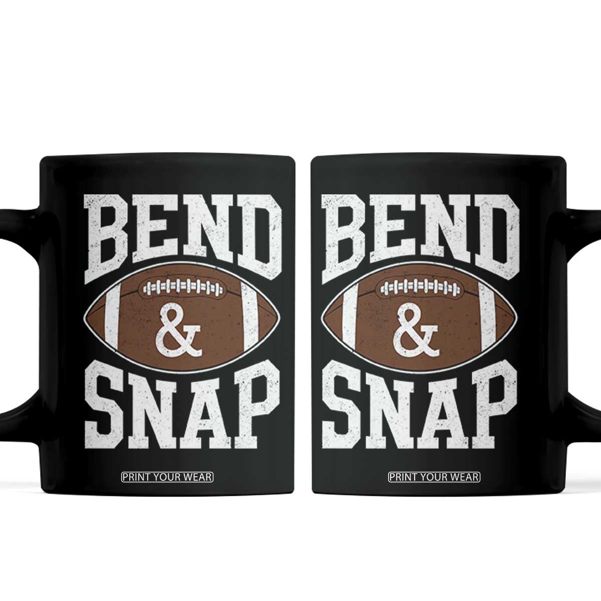 Funny Football Bend And Snap Coffee Mug Game Day Touchdown Season
