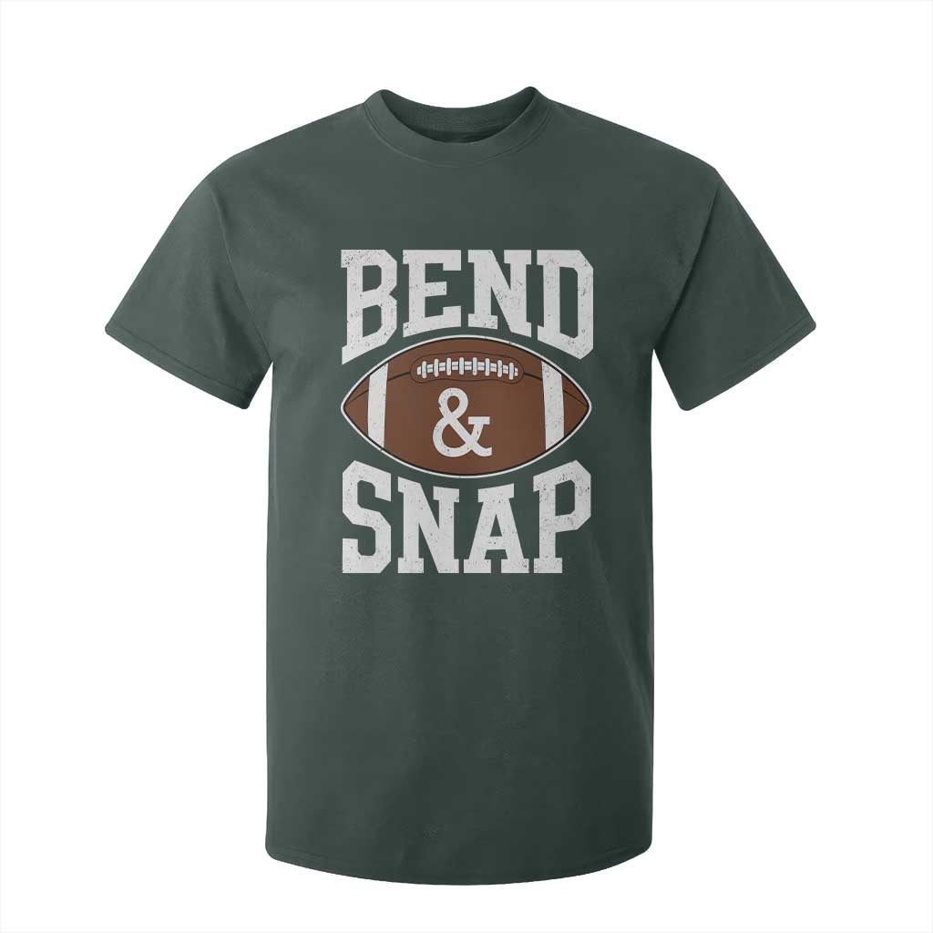 Funny Football Bend And Snap T Shirt For Kid Game Day Touchdown Season