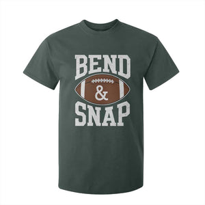 Funny Football Bend And Snap T Shirt For Kid Game Day Touchdown Season