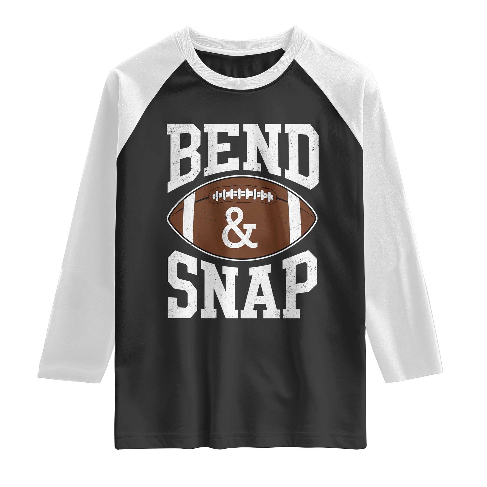 Funny Football Bend And Snap Raglan Shirt Game Day Touchdown Season
