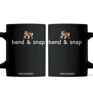 Funny American Football Goose Coffee Mug Bend And Snap Touchdown Season