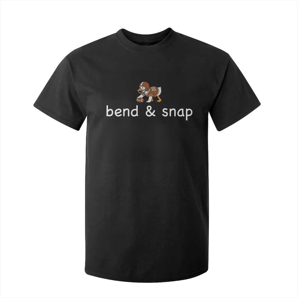 Funny American Football Goose T Shirt For Kid Bend And Snap Touchdown Season
