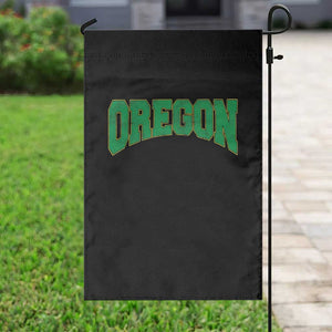 Oregon Sports Throwback Design Jersey Style Garden Flag