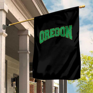 Oregon Sports Throwback Design Jersey Style Garden Flag