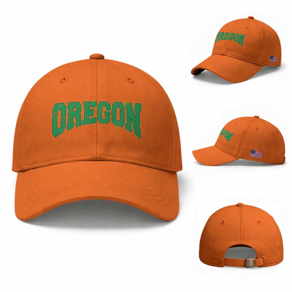 Oregon Sports Throwback Design Jersey Style Baseball Cap