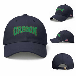 Oregon Sports Throwback Design Jersey Style Baseball Cap