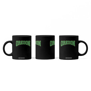 Oregon Sports Throwback Design Jersey Style Coffee Mug