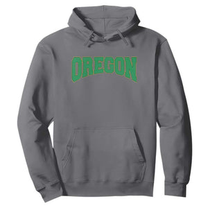Oregon Sports Throwback Design Jersey Style Hoodie