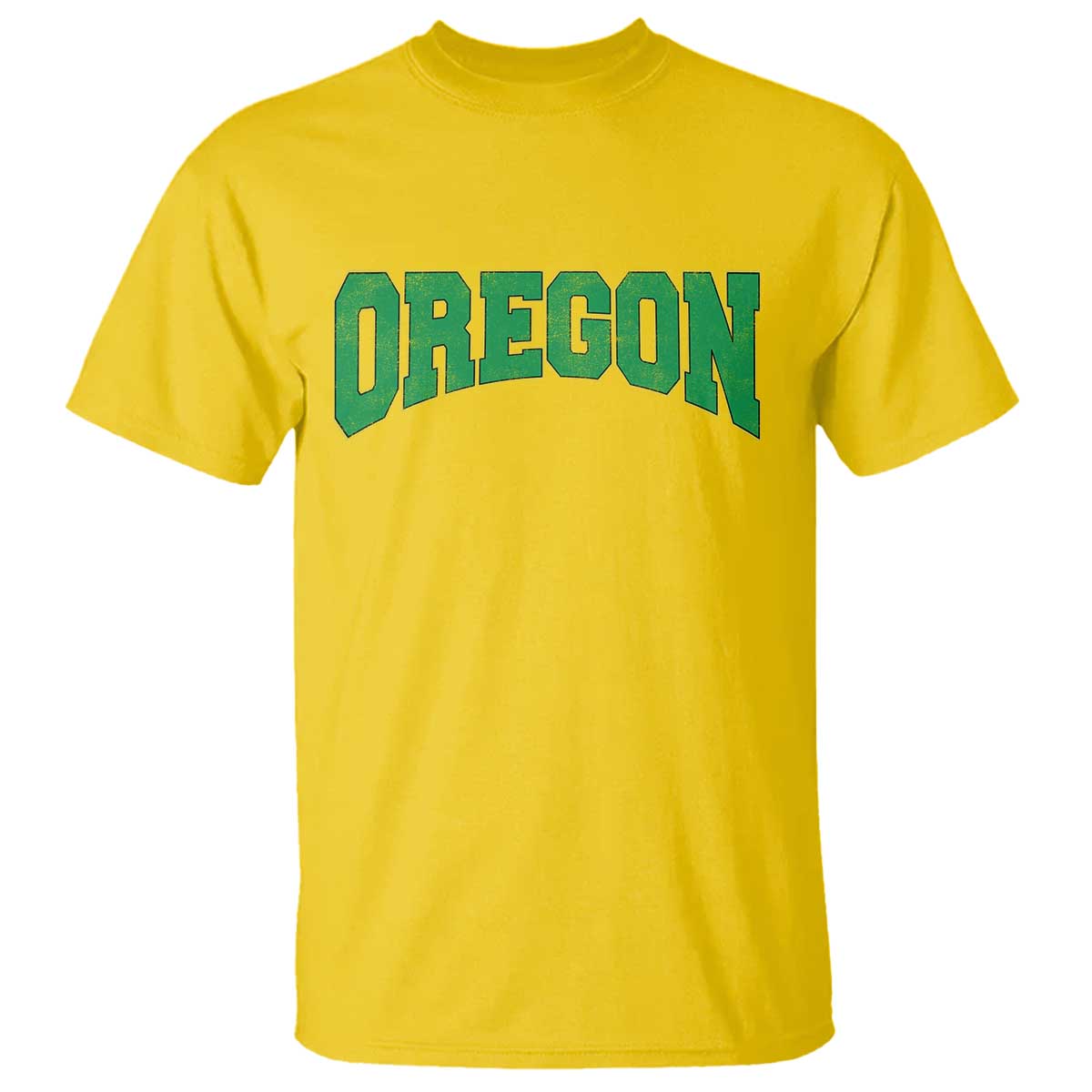 Oregon Sports Throwback Design Jersey Style T Shirt
