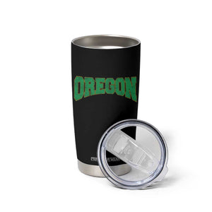 Oregon Sports Throwback Design Jersey Style Tumbler Cup