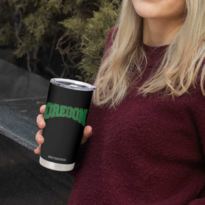 Oregon Sports Throwback Design Jersey Style Tumbler Cup