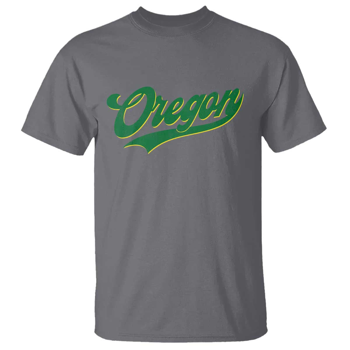 Oregon Vintage Varsity Script Classic Sports Jersey Style T Shirt