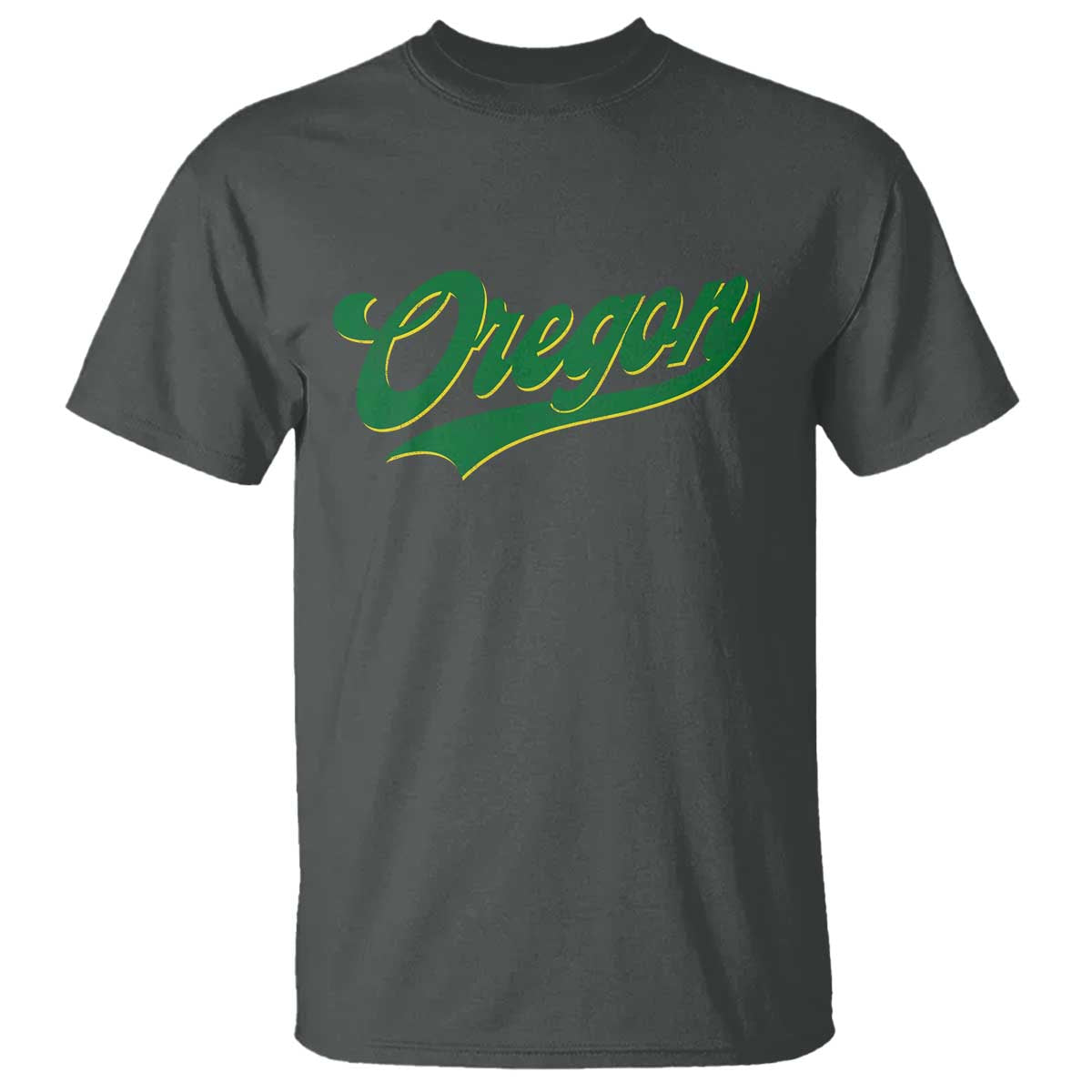 Oregon Vintage Varsity Script Classic Sports Jersey Style T Shirt