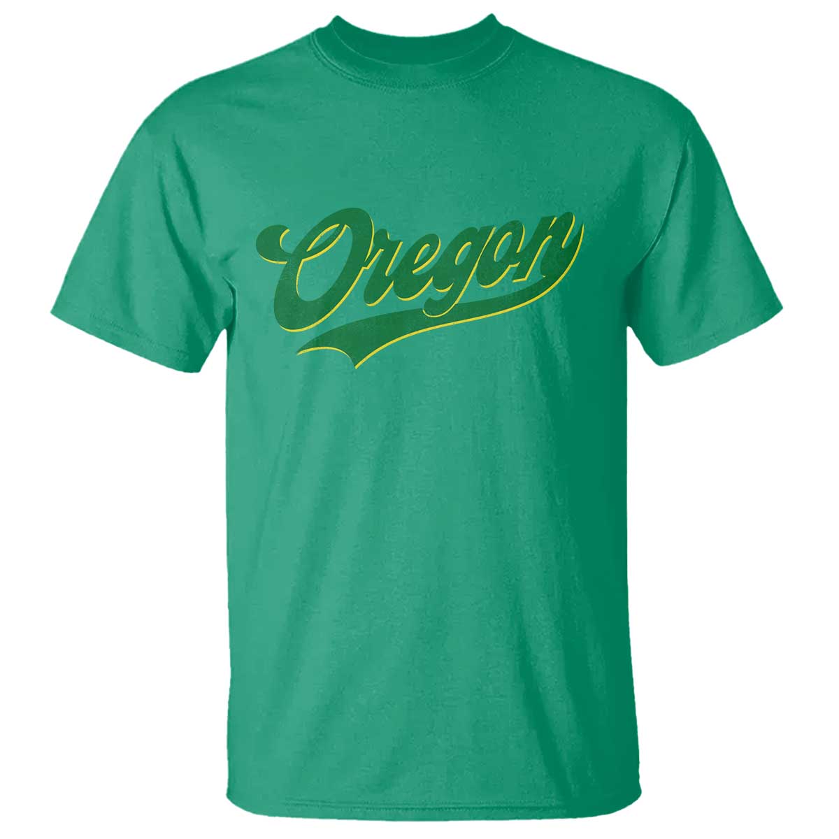 Oregon Vintage Varsity Script Classic Sports Jersey Style T Shirt