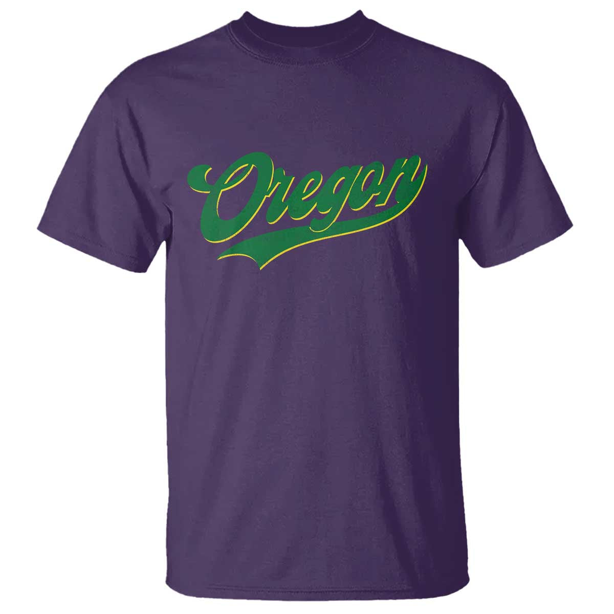 Oregon Vintage Varsity Script Classic Sports Jersey Style T Shirt