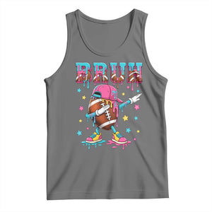 Funny Bruh Football Ice Cream Drip Tank Top Game Day Dripping