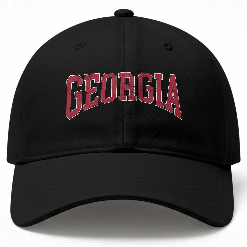 Georgia Sports Throwback Design Jersey Style Baseball Cap