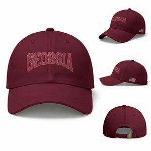 Georgia Sports Throwback Design Jersey Style Baseball Cap
