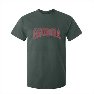 Georgia Sports Throwback Design Jersey Style T Shirt For Kid