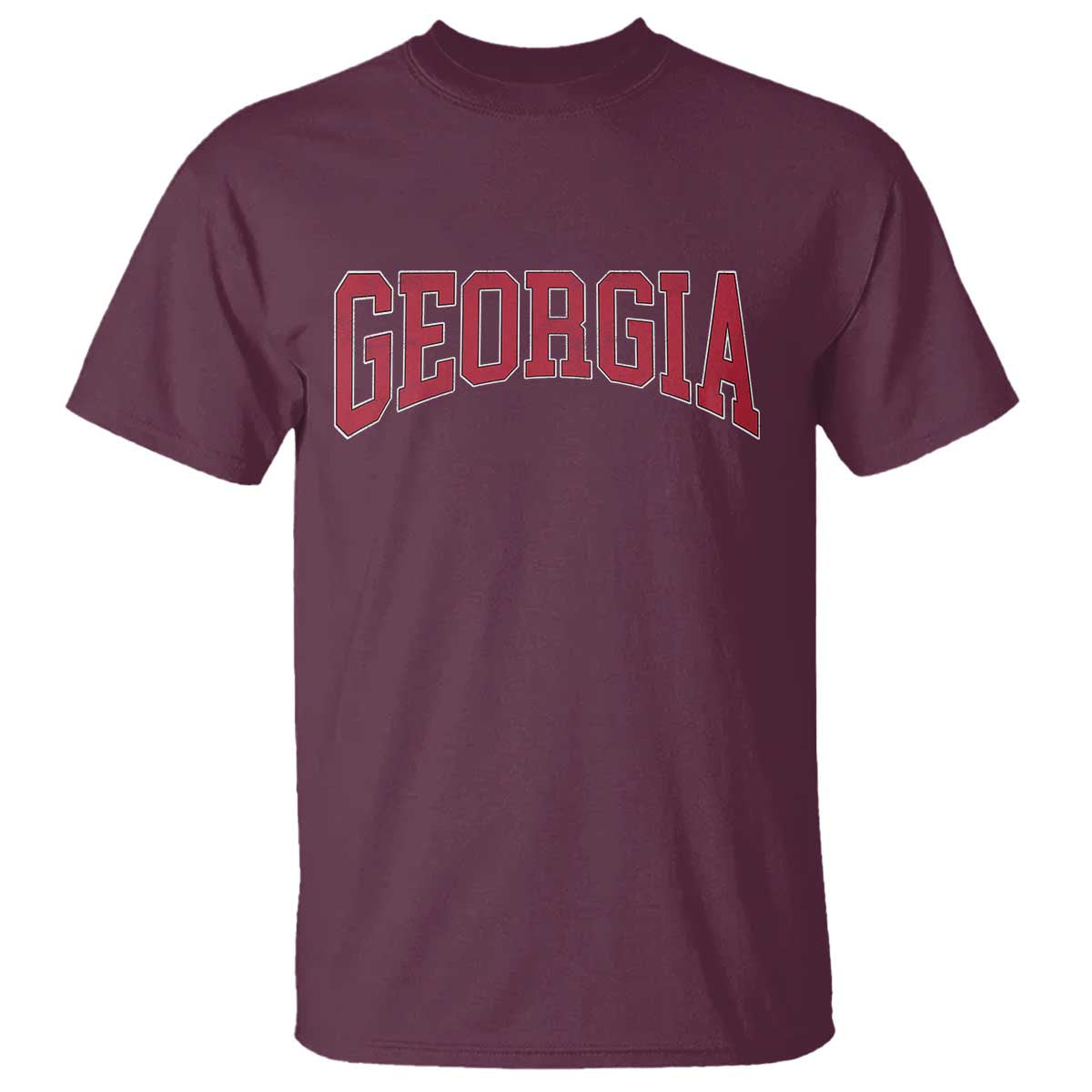 Georgia Sports Throwback Design Jersey Style T Shirt