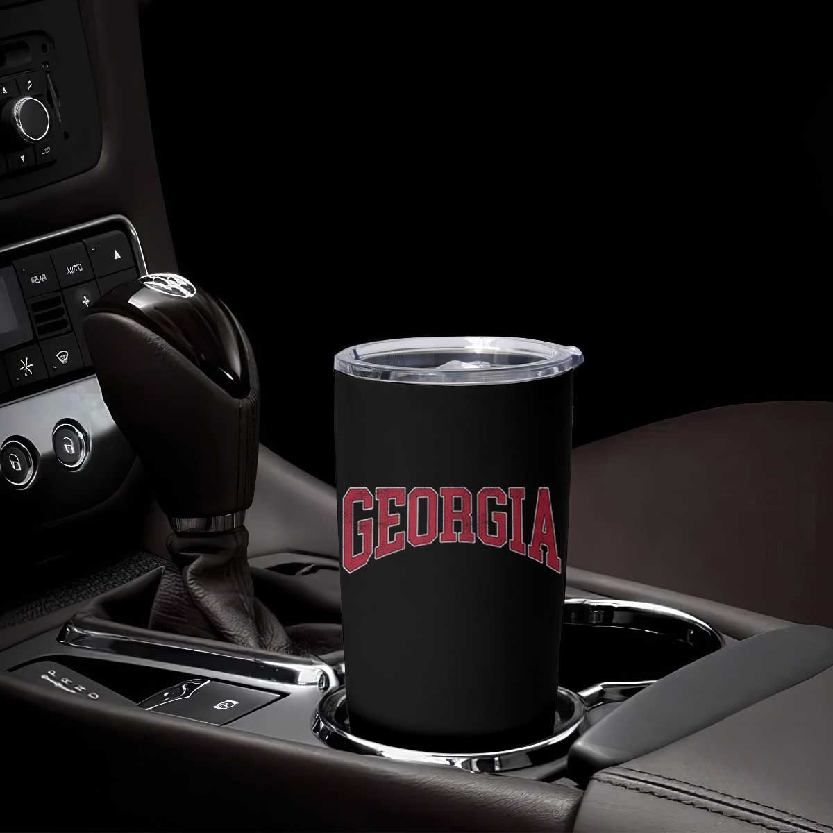 Georgia Sports Throwback Design Jersey Style Tumbler Cup