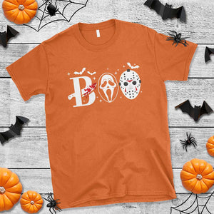 Halloween T Shirt Boo Horror Murderer Masks Bat Spooky Season TS11 Orange Print Your Wear