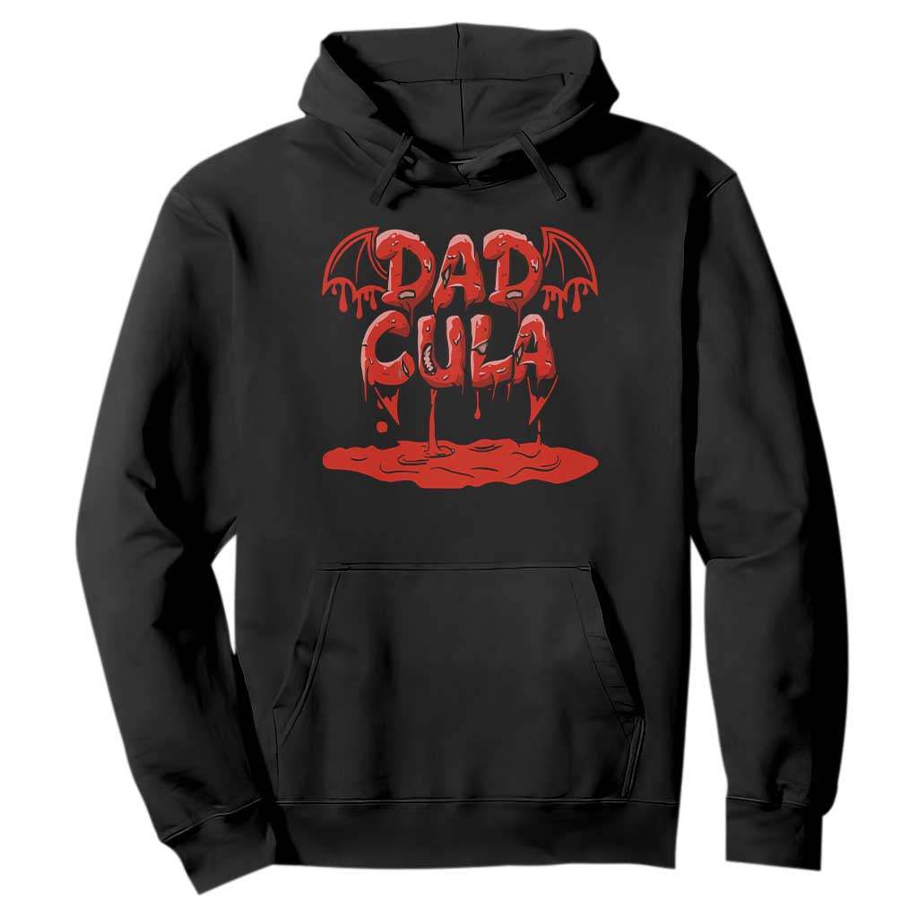 Funny Halloween Couple Hoodie Dadcula Dracula Couple Matching TS11 Black Print Your Wear