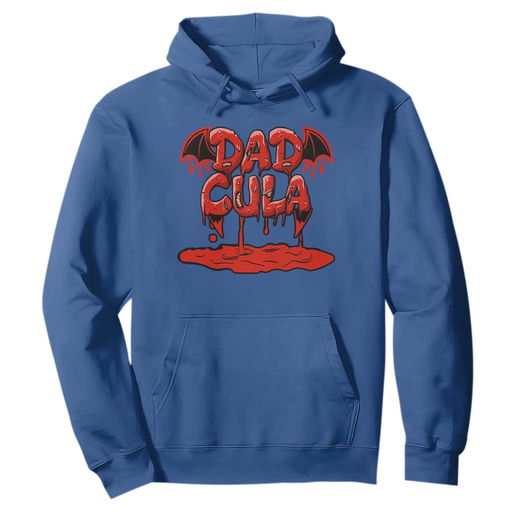 Funny Halloween Couple Hoodie Dadcula Dracula Couple Matching TS11 Royal Blue Print Your Wear