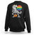 Halloween LGBT Sweatshirt Scary Dinosaur Skeleton T rex Rainbow Moon TS11 Black Print Your Wear