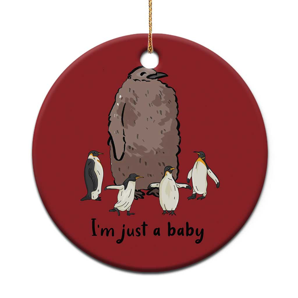 Funny Pesto The Penguin Christmas Ornament I'm Just A Baby Meme TS11 Print Your Wear