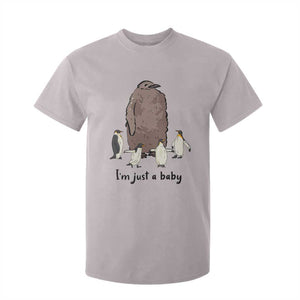 Funny Pesto The Penguin T Shirt For Kid I'm Just A Baby Meme TS11 Ice Gray Print Your Wear