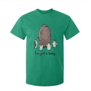 Funny Pesto The Penguin T Shirt For Kid I'm Just A Baby Meme TS11 Irish Green Print Your Wear