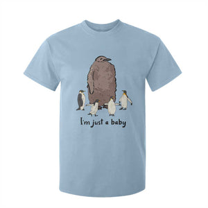 Funny Pesto The Penguin T Shirt For Kid I'm Just A Baby Meme TS11 Light Blue Print Your Wear