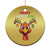 Funny Xmas Thanksgiving Christmas Ornament Merry Thanksmas Turkey Reindeer Antler Baubles TS11 Print Your Wear