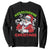 Funny Christmas Weed Sweatshirt Merryjuanna Christmas Santa Xmas TS11 Black Print Your Wear