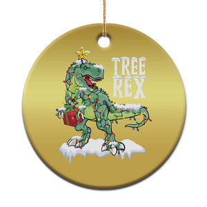 Funny Xmas Dinosaur Christmas Ornament Tree Rex Dinosaur Xmas Tree TS11 Print Your Wear