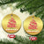 Funny Xmas Santa Gamers Christmas Ornament Game On Santa Chimney Xmas Tree TS11 Circle Gold Print Your Wear